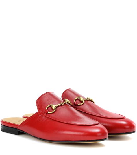 gucci princetown slipper red